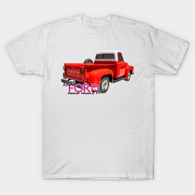 1955 Ford F100 Pickup Truck T-Shirt by Gestalt Imagery